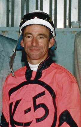 Frank Licata, rider of Exclusive Gold.