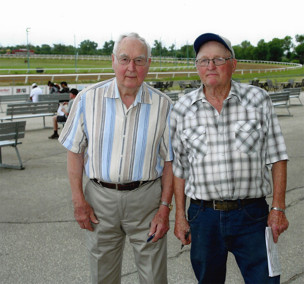 Ralph Kitching (left) and Doug Mustard.