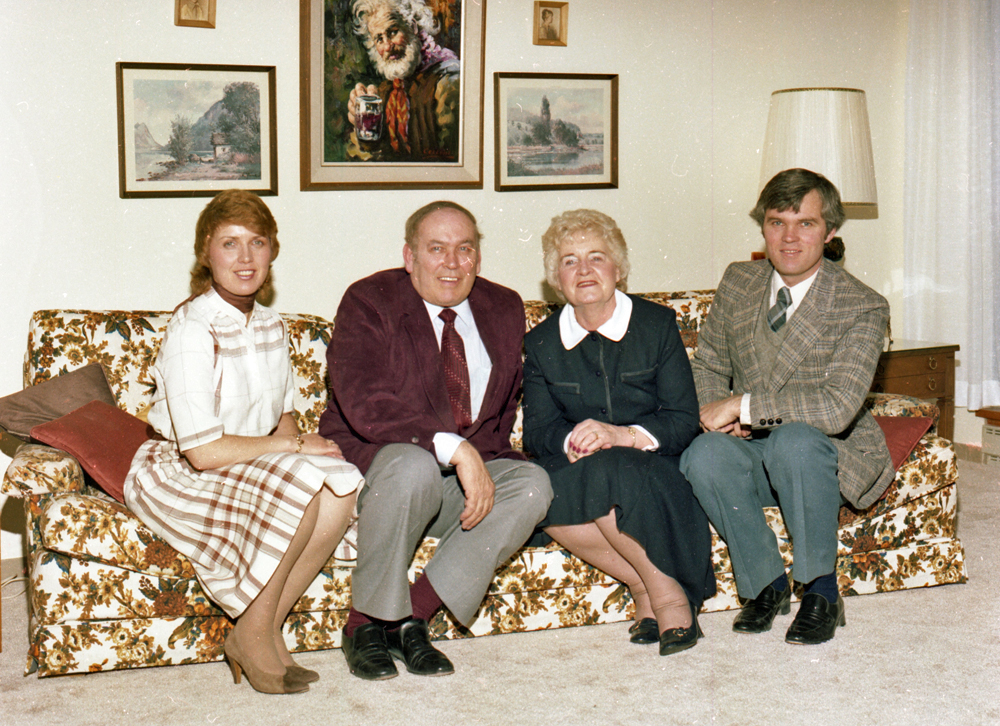 The Wright Family. L to R: Lorraine, Jim, Hazel and Bob.