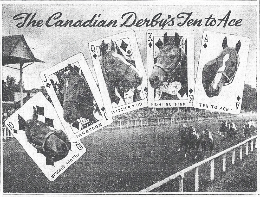 The Canadian Derby's Ten to Ace. Winnipeg Tribune. 1942.